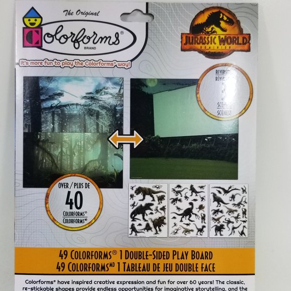 Jurassic world stickers over 40 stickers and one scene - Picture 4 of 4